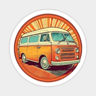 Vintage van Magnet